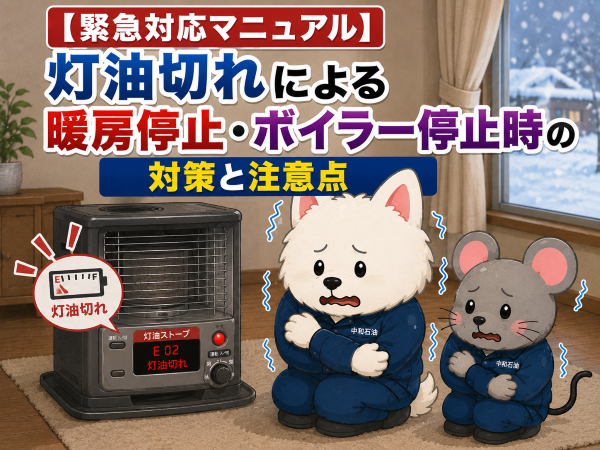 【緊急対応マニュアル】灯油切れによる暖房停止・ボイラー停止時の対策と注意点