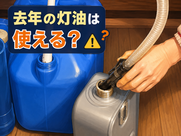 去年の灯油は使える？灯油の劣化について徹底解説！処分方法と注意点