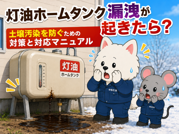 灯油ホームタンク漏洩が起きたら？土壌汚染を防ぐための対策と対応マニュアル