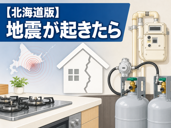 【北海道版】地震が起きたらプロパンガスはどうする？今すぐ確認したい安全対策と復旧までの流れ